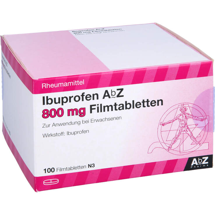 Ibuprofen AbZ 800 mg Filmtabletten - 1