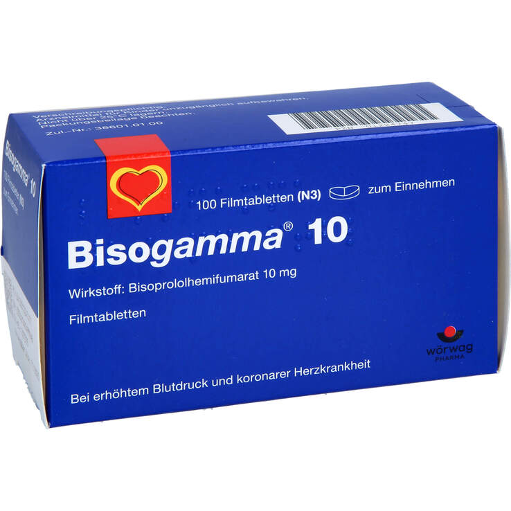 Bisogamma 10 Filmtabletten 100 St auf E-Rezept kaufen | APONEO
