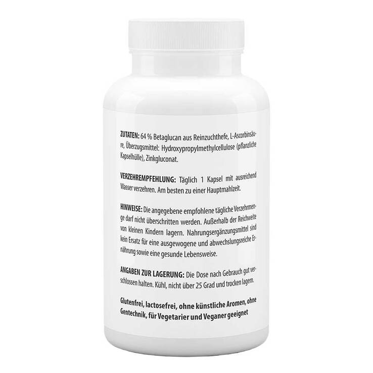 Betaglucan 500 + Vitamin C + Zink Kapseln - 3