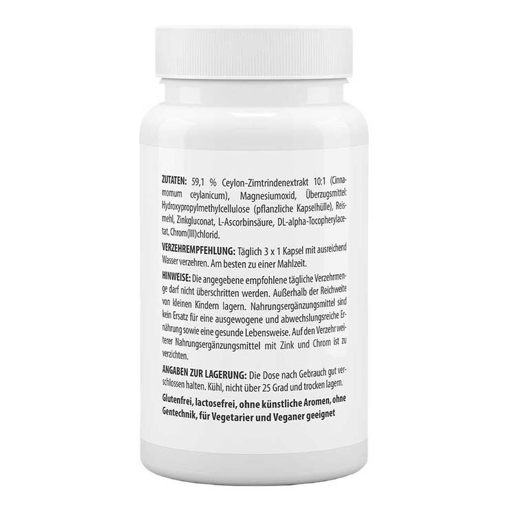 Zimt 500 mg + Zink + Chrom Kapseln - 3