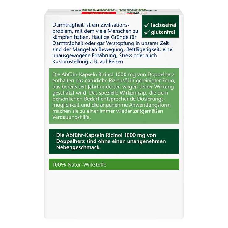 Doppelherz Abführ-Kapseln Rizinol 1000 mg - 2