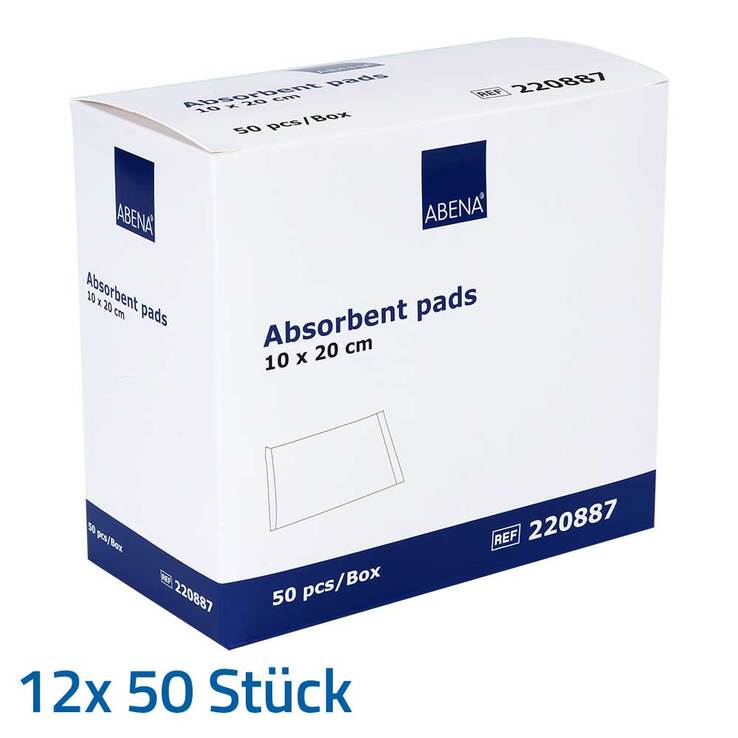 Saugkompressen 10x20cm unsteril 400g / m - 1