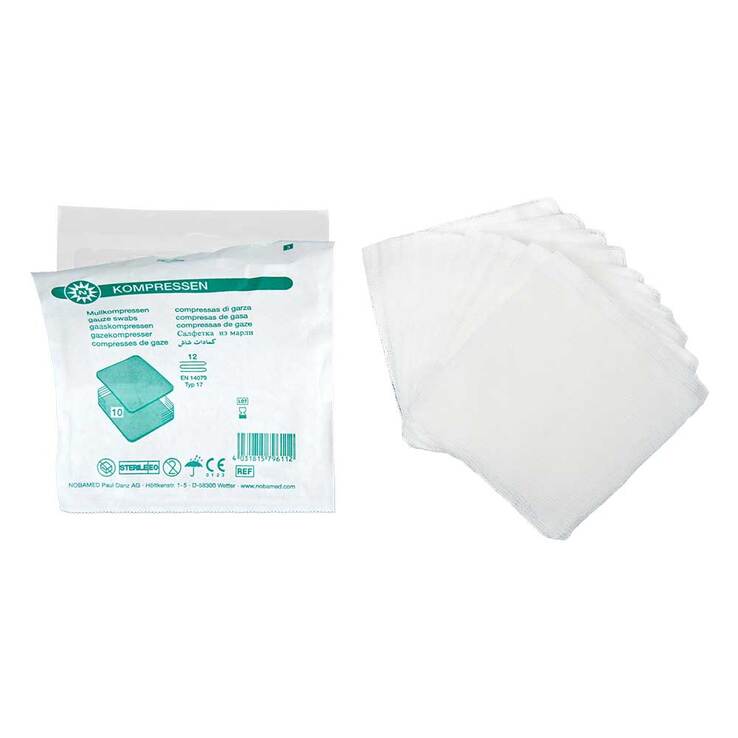 Mullkompressen 7,5x10cm 12-f 100 St