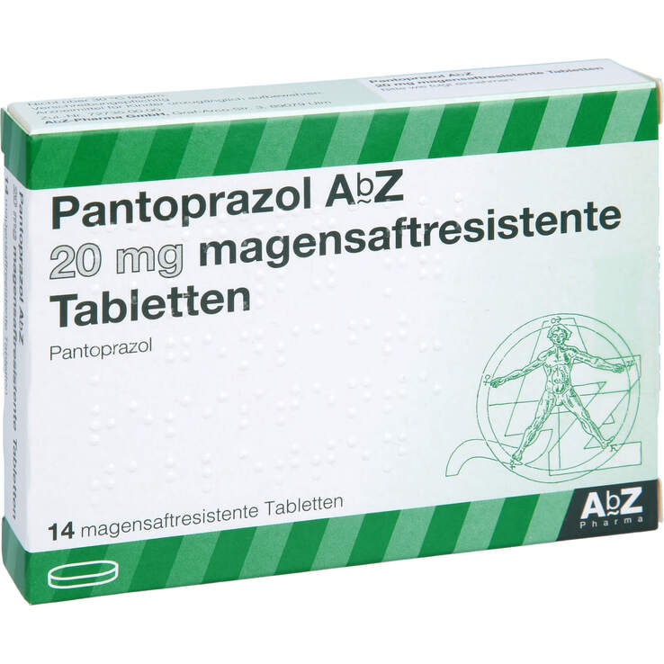 Pantoprazol AbZ 20 mg magensaftresistent Tabletten - 1