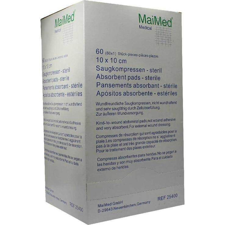 Saugkompressen steril 10x10c - 1