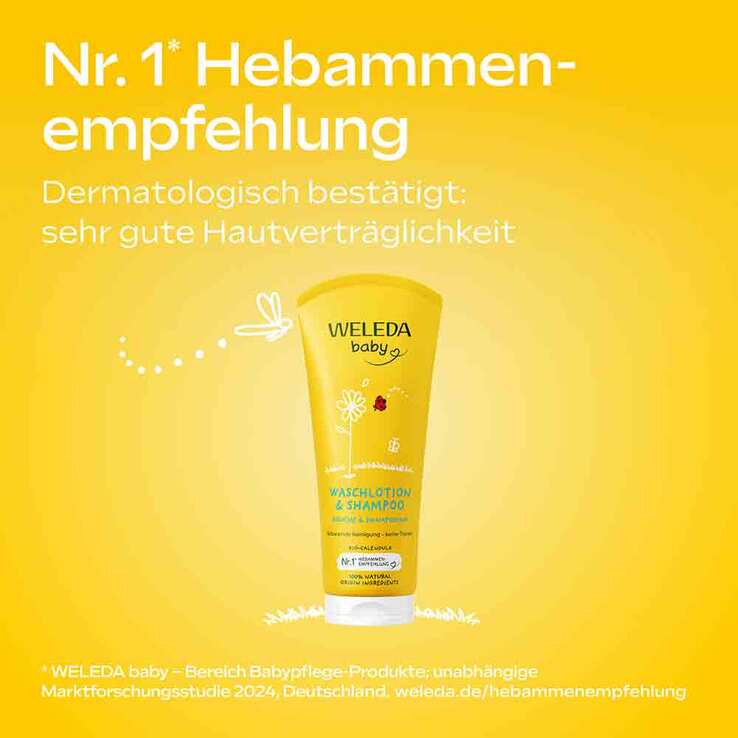 Weleda Calendula Waschlotion & Shampoo - 3