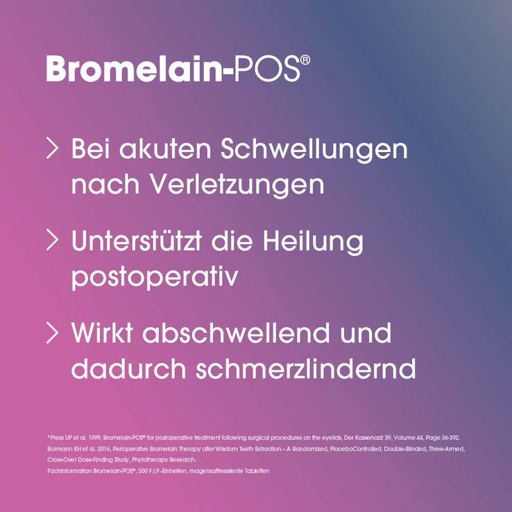 Bromelain POS magensaftresistente Tabletten - 4