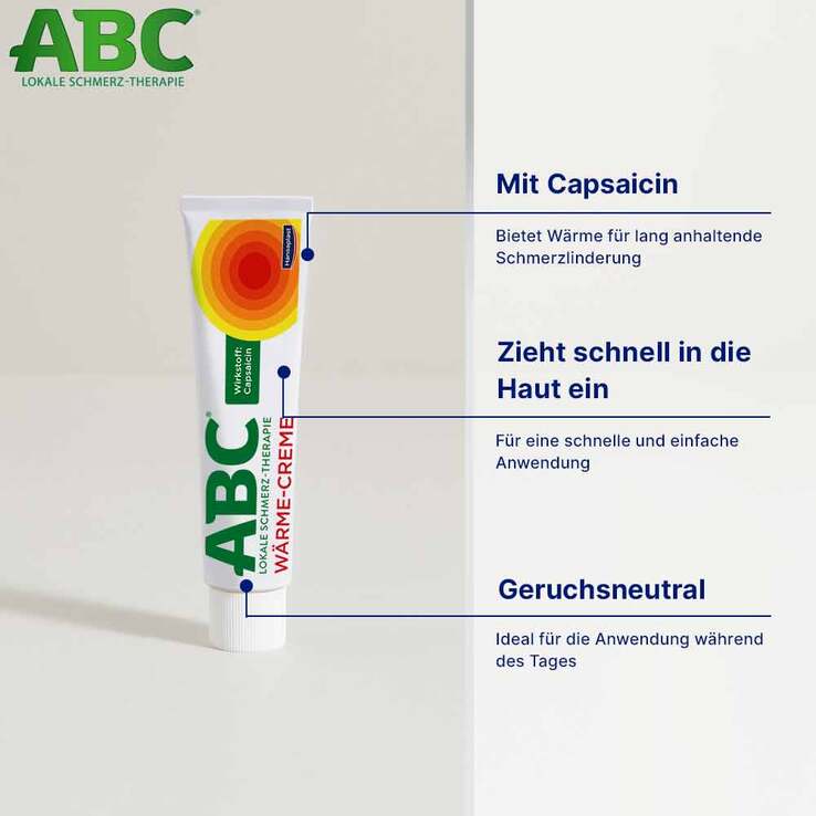 ABC Lokale Schmerz Therapie W rme Creme 50 G Bei APONEO Kaufen