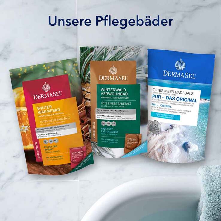 Dermasel Totes Meer Pur Intens Pflegebad 400g + 20ml - 5