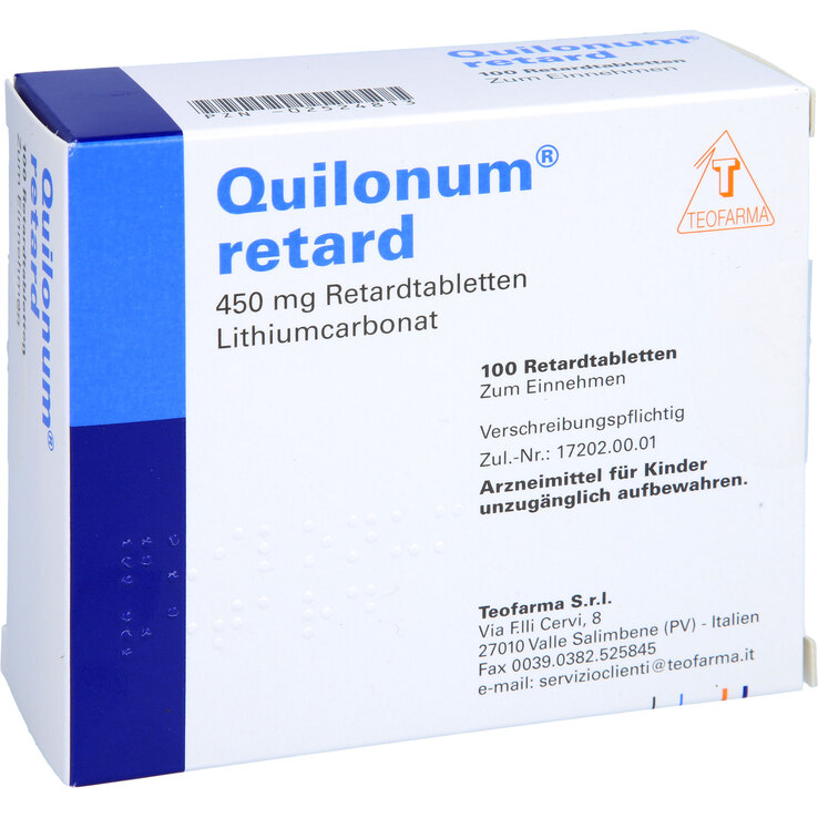 Quilonum retard Tabletten 100 St auf E-Rezept kaufen | APONEO