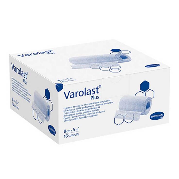 Varolast Plus Zinkleimbinde 8 cm x 5 m - 1