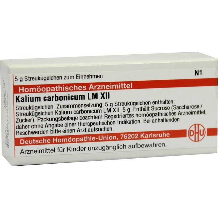 DHU LM Kalium carbonicum XII Globuli - 1