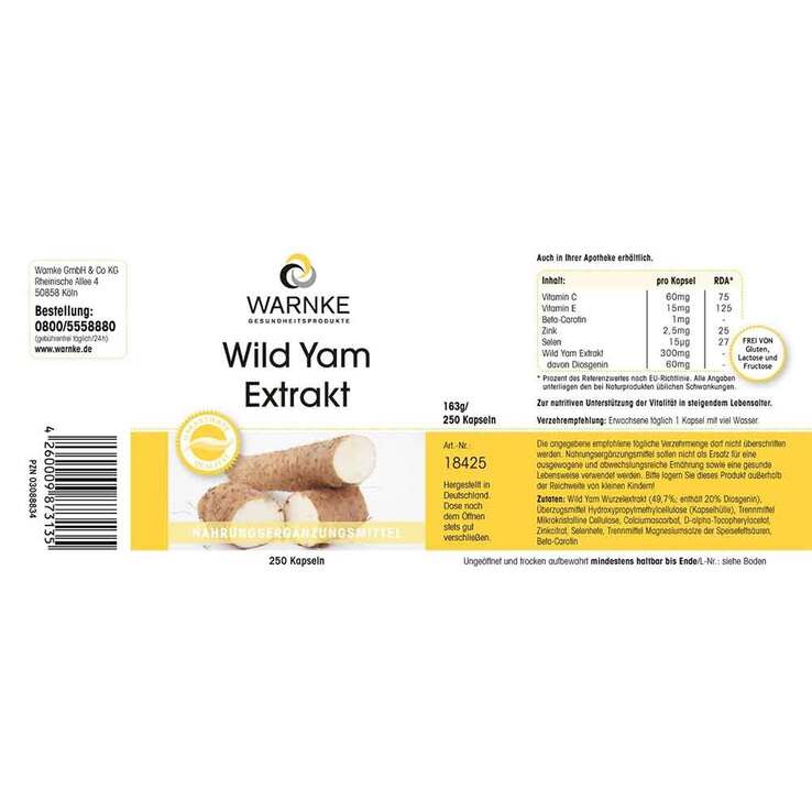 Wild Yam Extrakt Kapseln - 4