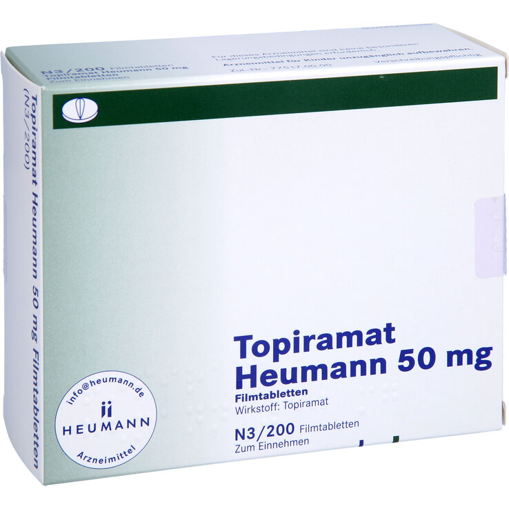 Topiramat Heumann 50 mg Filmtabletten - 1