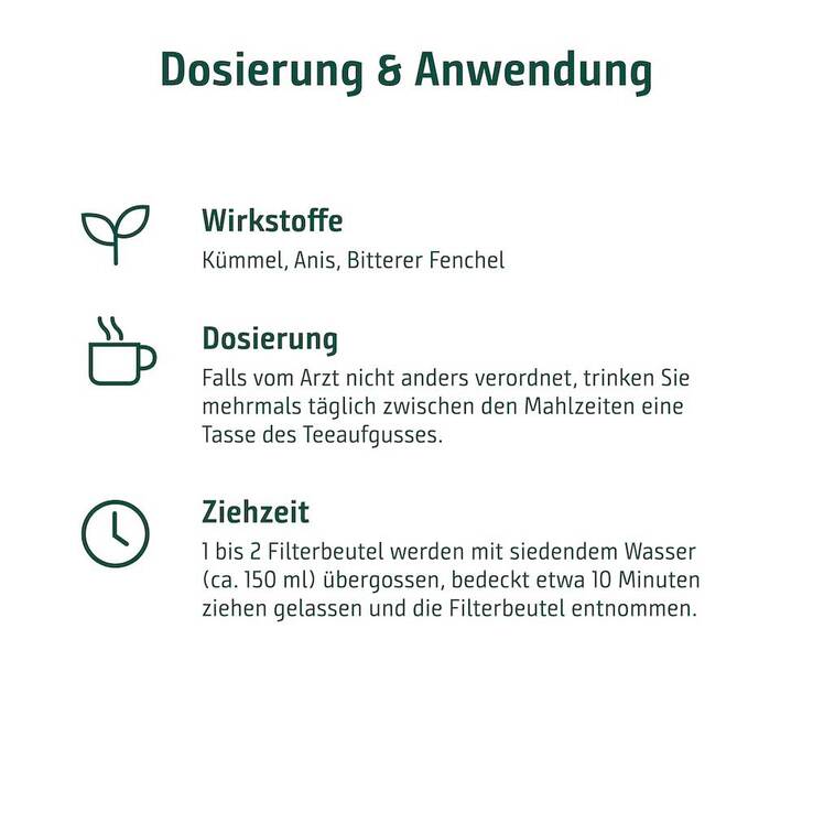 Sidroga Fenchel Anis Kümmel Tee Filterbeutel - 4