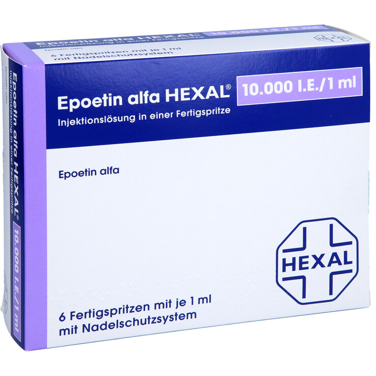 Epoetin alfa Hexal 10000 I.E. / 1 ml Fertigspritzen - 1