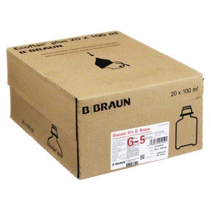Glucose 5% B.Braun Ecoflac P - 1