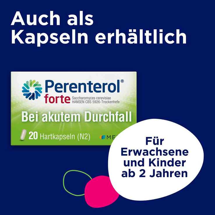 Perenterol Junior 250 mg bei akutem Durchfall & zur Vorbeugung - 8