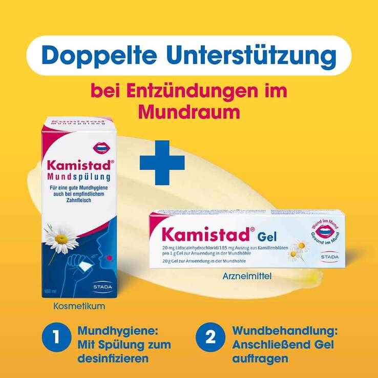 Kamistad Gel bei Zahnfleischentzündungen und Aphten - 9