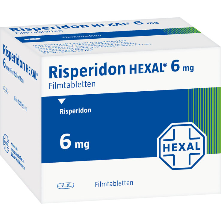 Risperidon Hexal 6 mg Filmtabletten - 1