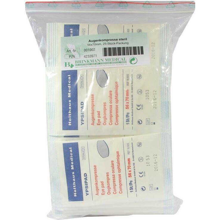 Augenkompressen steril 56x70 - 1
