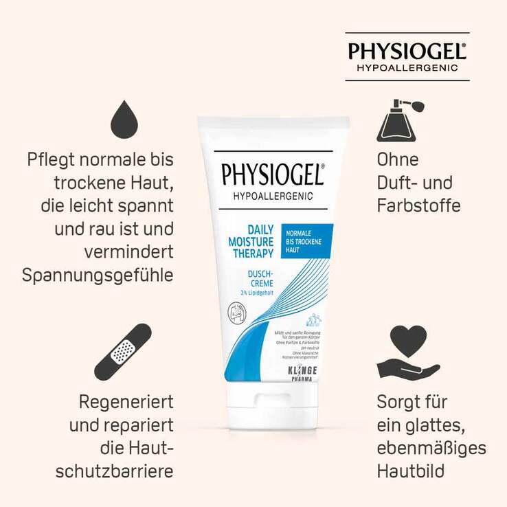 Physiogel Daily Moisture Therapy Dusch Creme für normale bis trockene Haut - 3