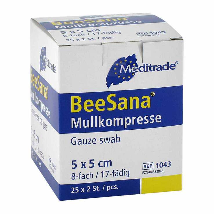 Mullkompressen 5x5 cm steril 8-fach 1043 - 1