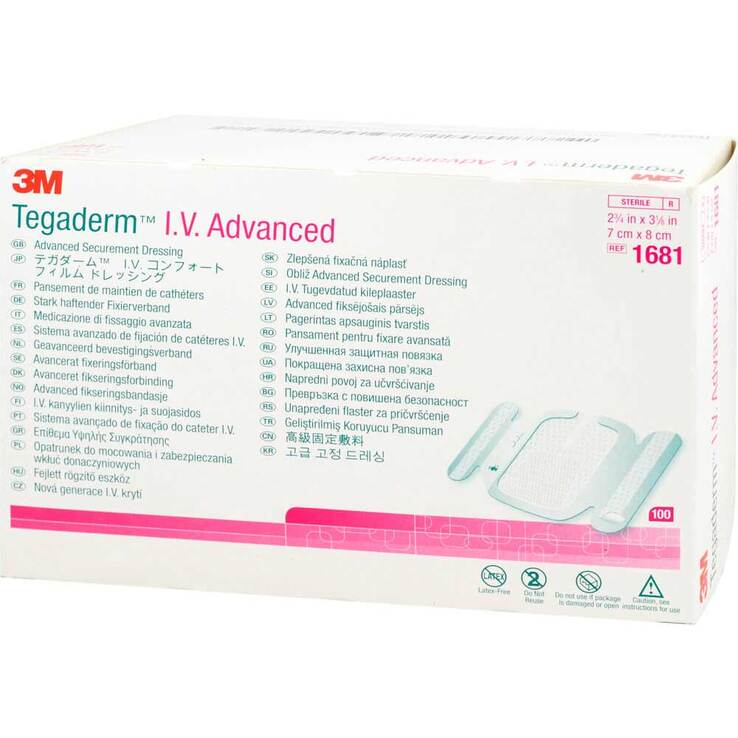 Tegaderm 3M i.v. Advanced Pflaster .7x8cm 1681 100 St bei APONEO kaufen