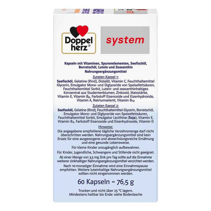 Doppelherz System Augen Plus Sehkraft +Schutz Kapseln - 7