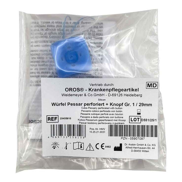 Würfelpessar perforiert 29 mm Größe 1 1 St bei APONEO kaufen