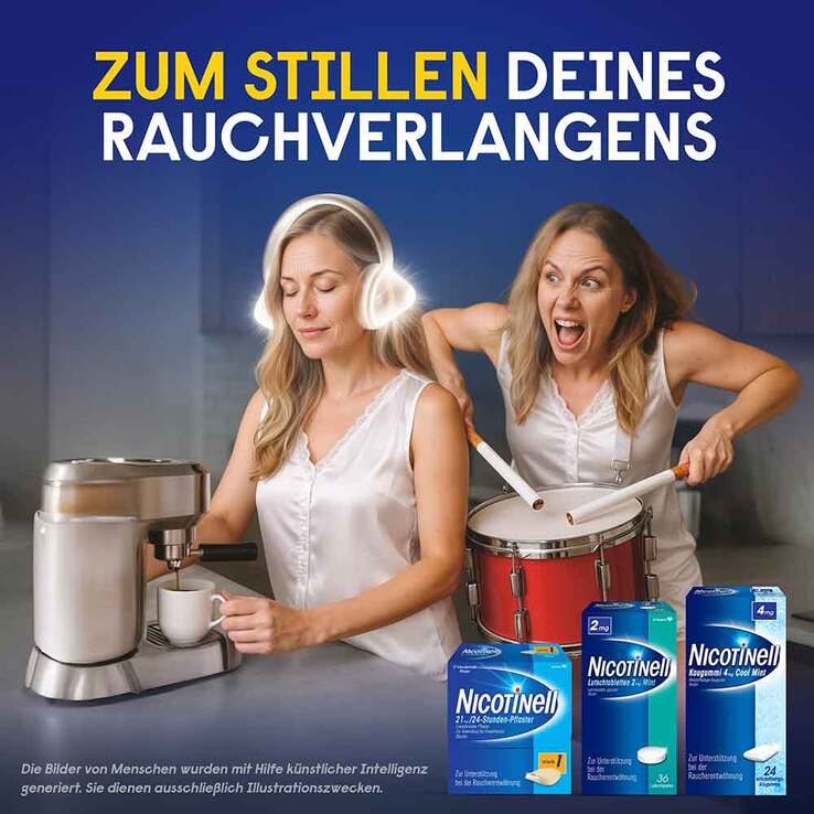 NICOTINELL Kaugummi 2 mg Cool Mint (Minz-Geschmack) - 6