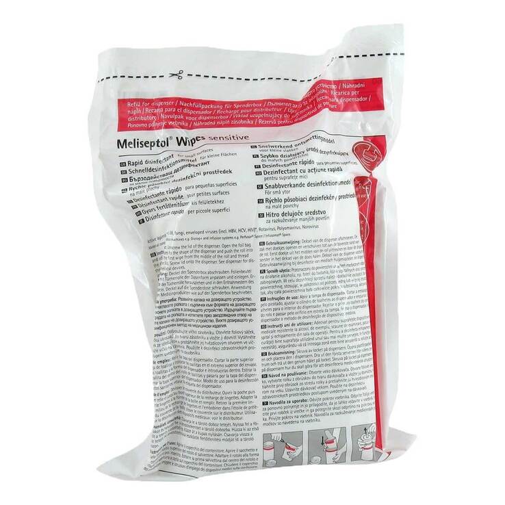 Meliseptol Wipes sensitive Nachfüllpackung - 1