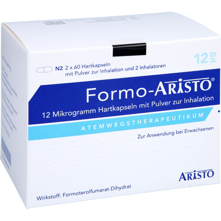 Formo-Aristo 12 µg Hartkapseln mit Pulver zur Inhalation 120 St auf E ...