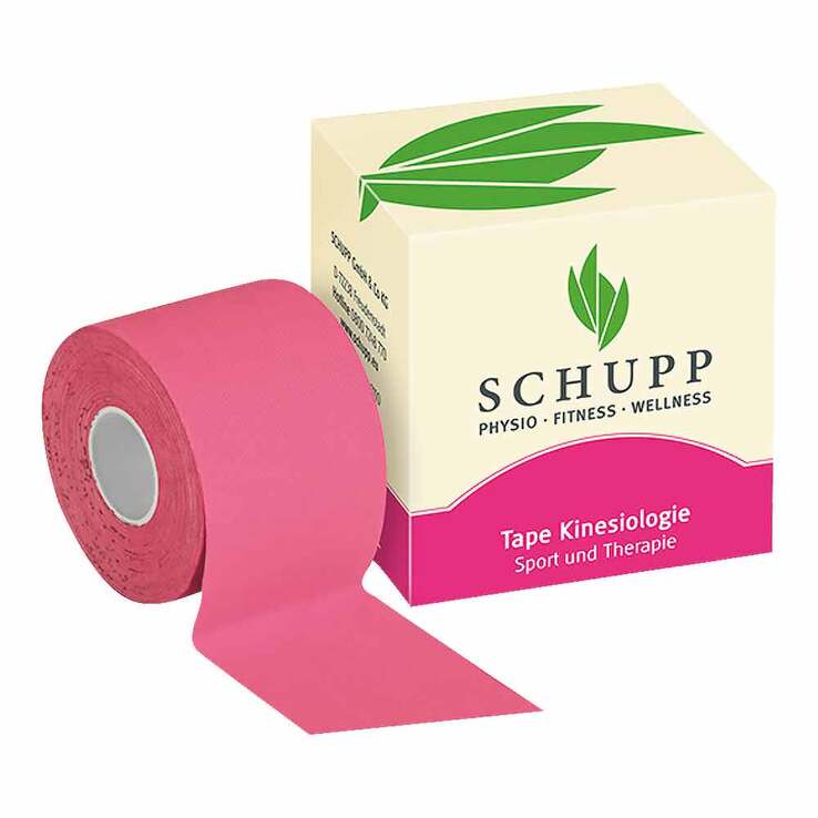 Schupp Tape Kinesiologie 5 cm x 5 m rot - 1