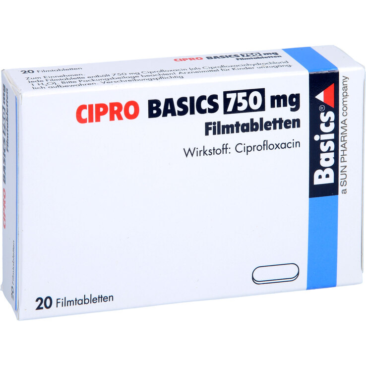 Cipro Basics 750 mg Filmtabletten - 1