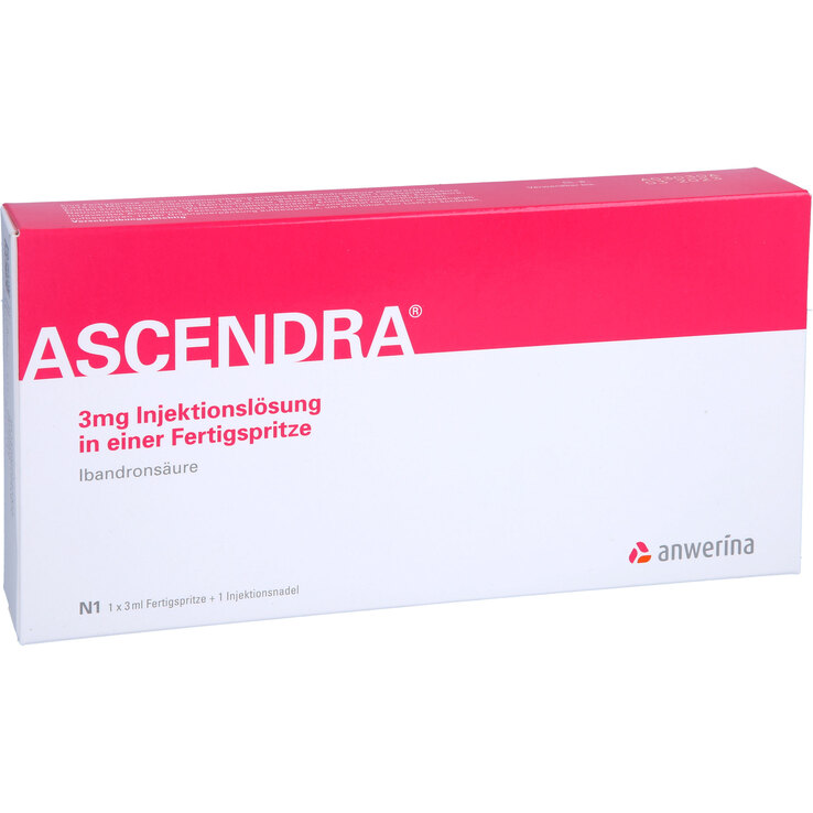 Ascendra 3 mg / 3 ml Injektionslösung in einer Fertigspritze - 1