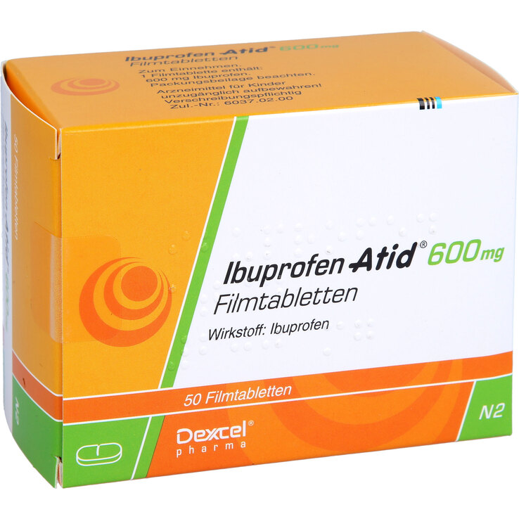Ibuprofen Atid 600 mg Filmtabletten - 1