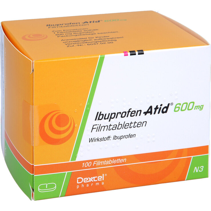 Ibuprofen Atid 600 mg Filmtabletten - 1