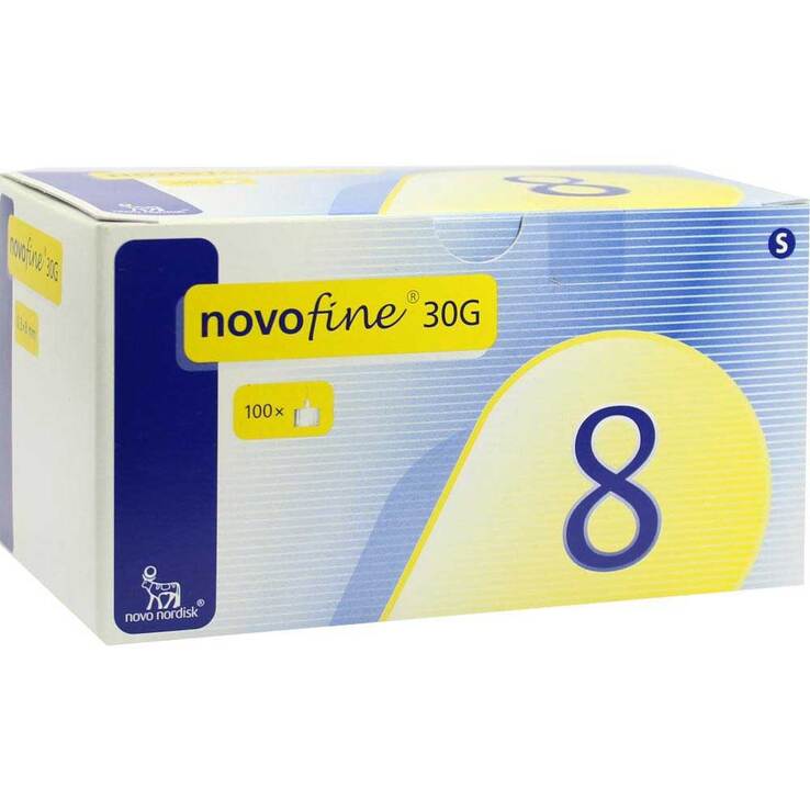 Novofine 8 Kanülen 0,30x8 mm 100 St