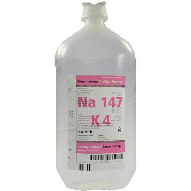 Ringer Lösung AlleMan Plastik Infusionslösung - 1