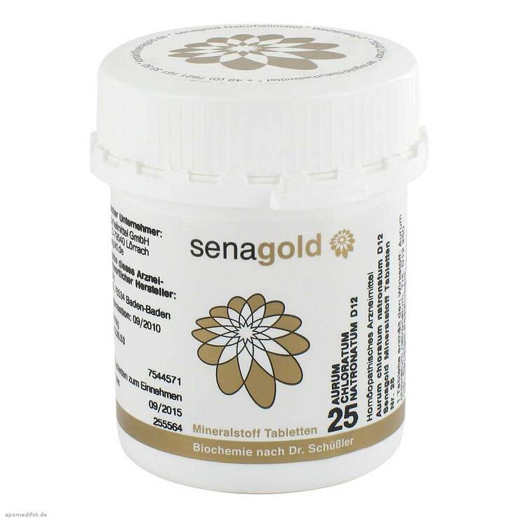 Biochemie Senagold 25 Aurum chloratum nat.D 12 Tabletten - 1