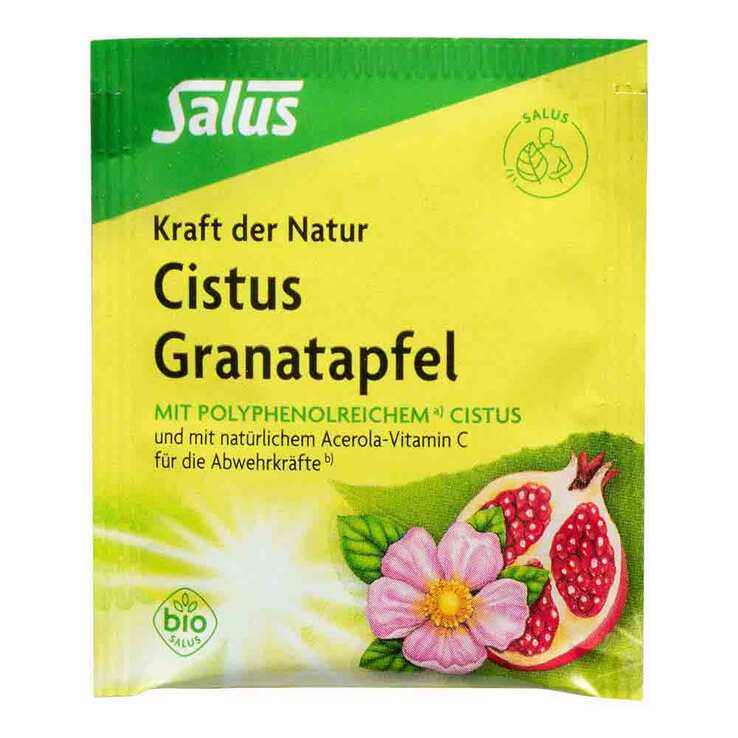 Cistus Granatapfel Tee Kraft der Natur Beutel Salus - 2