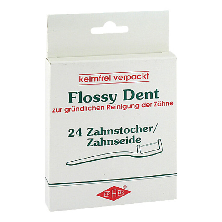 Flossy Dent Zahnseide / Zahnst 24 St
