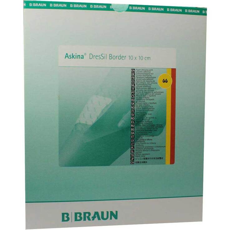 Askina Dressil Border Sil.Schaumst.V.10x10cm - 1