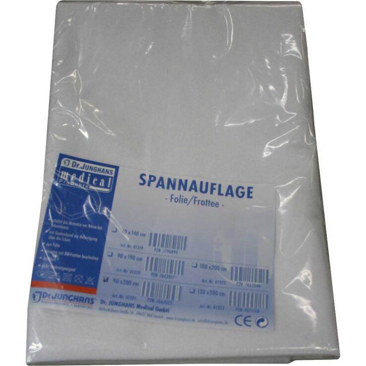 Frottee Spannauflage 90x200c 1 St