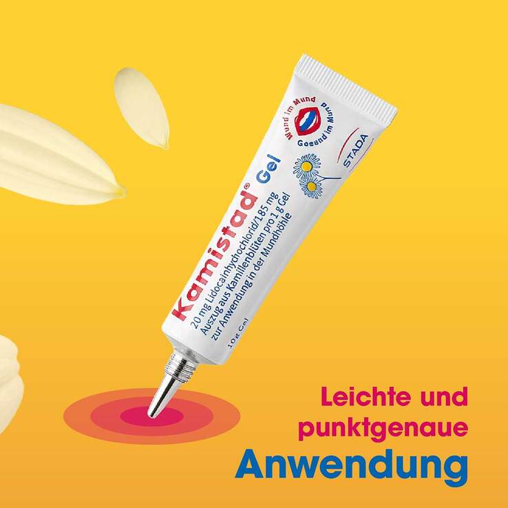 Kamistad Gel bei Zahnfleischentzündungen und Aphten - 4