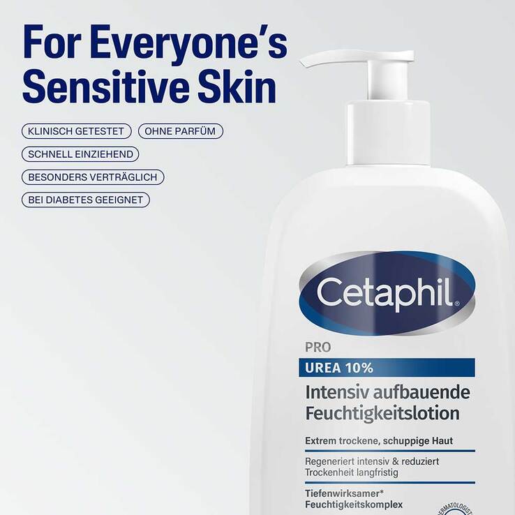 Cetaphil Pro Urea 10% intensiv aufbauende Feuchtigkeitslotion - 5