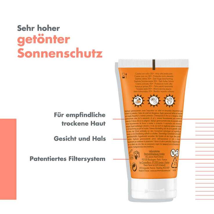 Avene Sonnencreme SPF 50 + getönt - 3