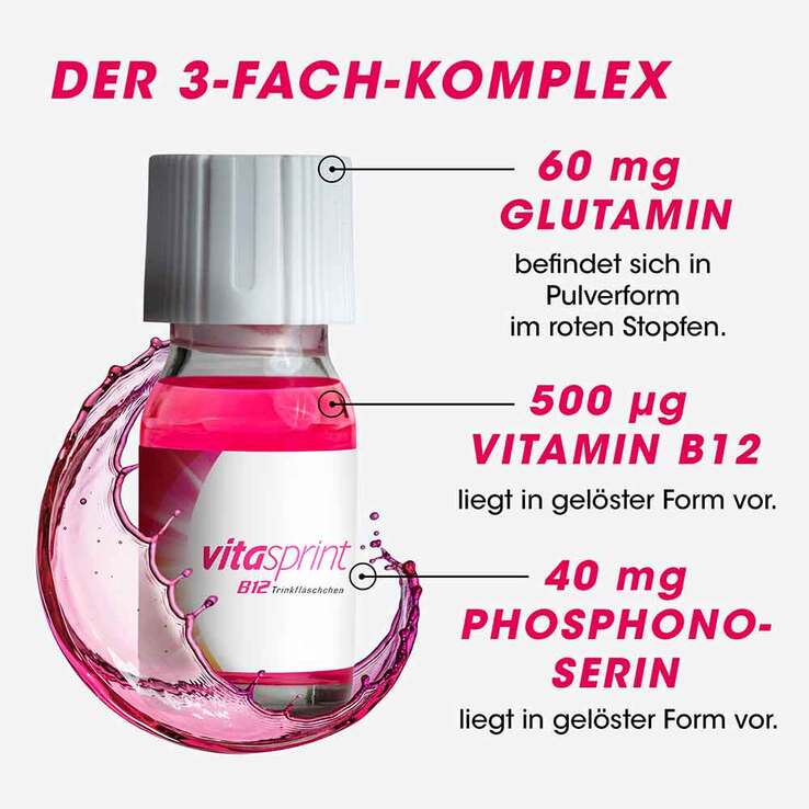 vitasprint B12 Trinkfläschchen mit Vitamin B12 - 3