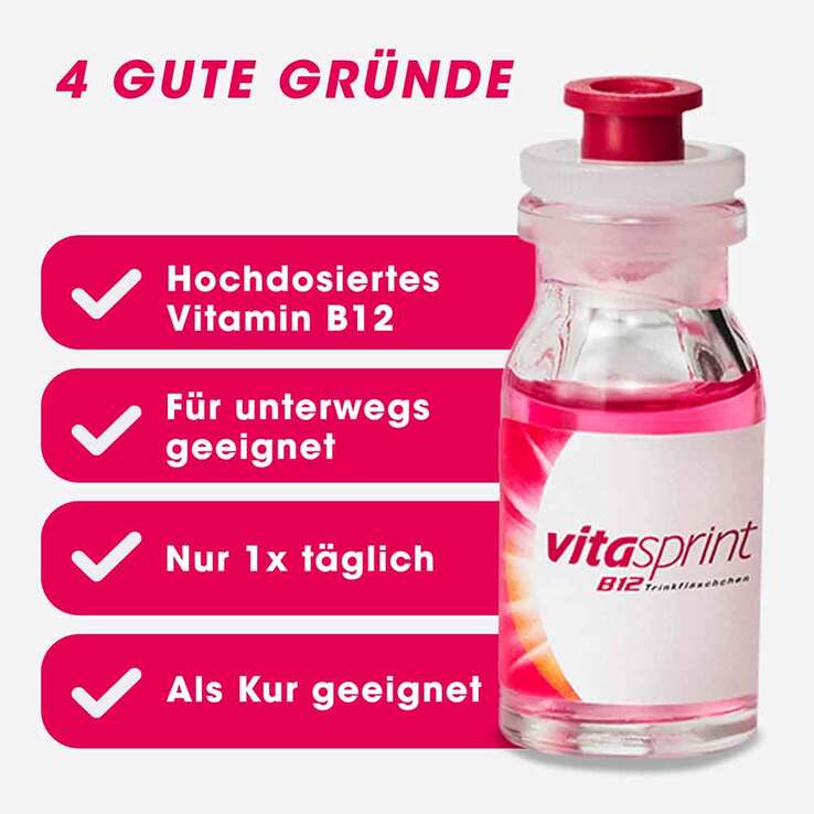vitasprint B12 Trinkfläschchen mit Vitamin B12 - 5